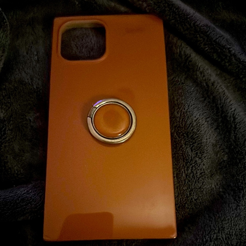 Stylish Orange iphone 12
Pro Max Phone Case with Ring